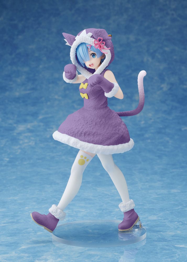 Rem - Re:Zero - Purple Renewal - Puck Image - Coreful Figure - Taito - Anime Akademie